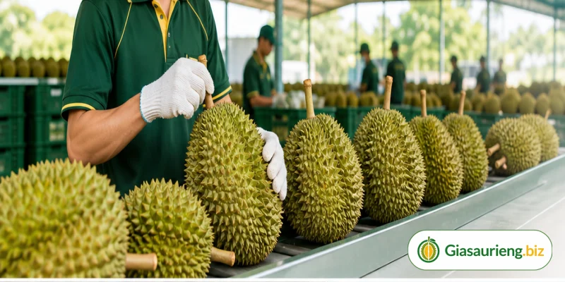 Giá sầu riêng Thái hôm nay: vì sao hàng Monthong thường có biên giá rộng