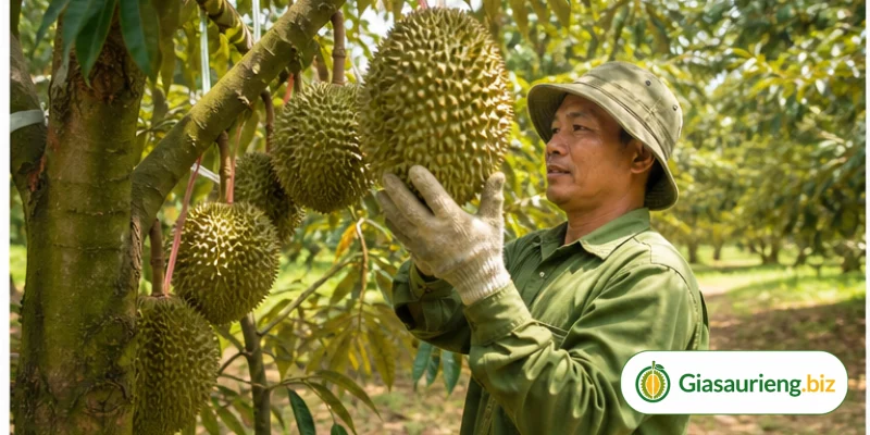 Mùa vụ sầu riêng ảnh hưởng giá ra sao?